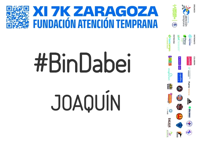 #YoVoy - JOAQUÍN (XI 7K FUNDACIÓN ATENCIÓN TEMPRANA)