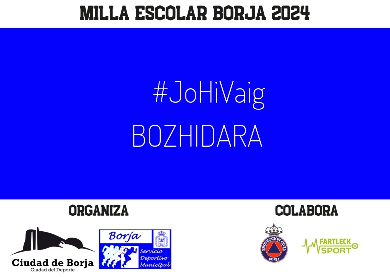 #Ni banoa - BOZHIDARA (XXII MILLA ESCOLAR DE BORJA 2024)