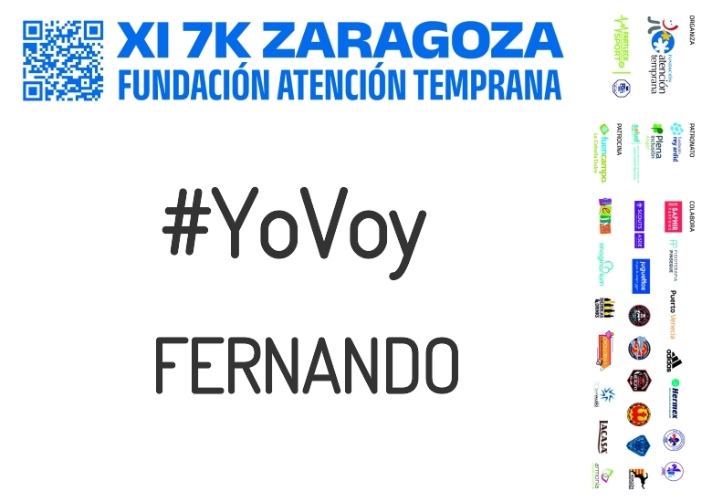 #YoVoy - FERNANDO (XI 7K FUNDACIÓN ATENCIÓN TEMPRANA)