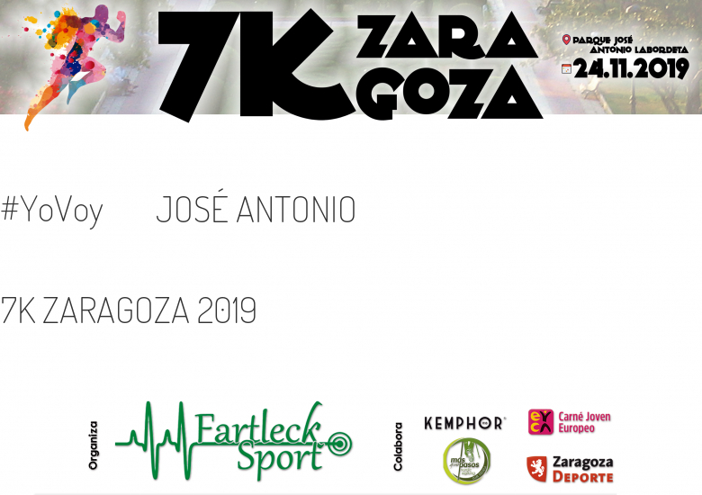 #JoHiVaig - JOSÉ ANTONIO (7K ZARAGOZA 2019)