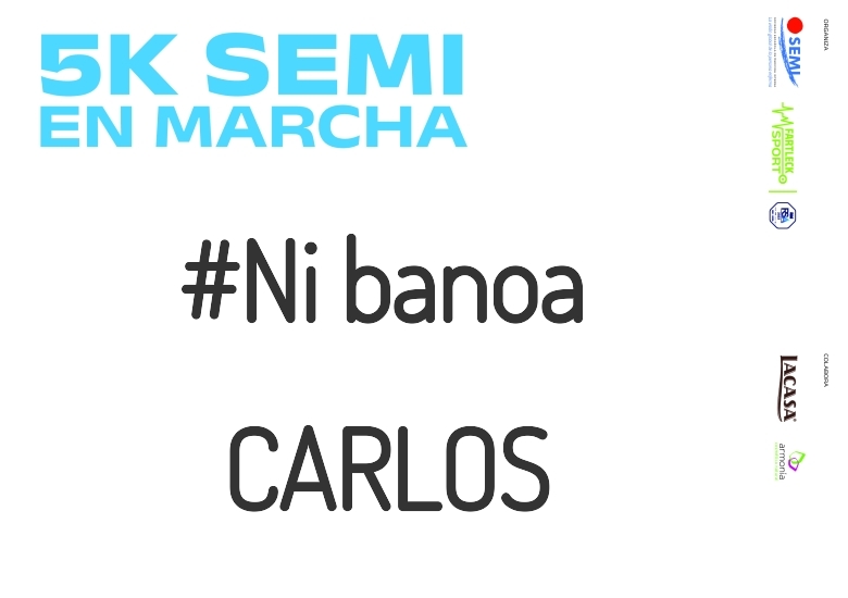 #YoVoy - CARLOS (5K SEMI EN MARCHA 2023)