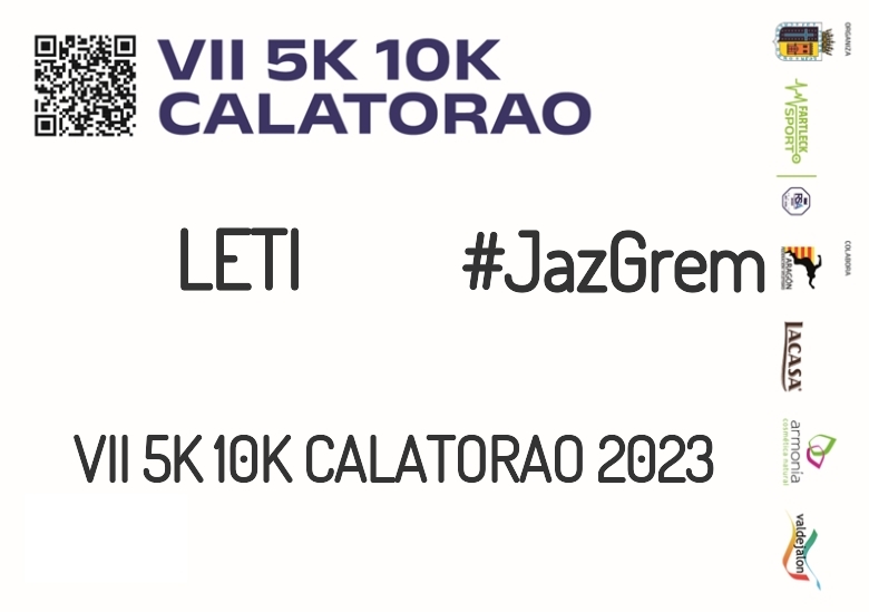 #YoVoy - LETI (VII 5K 10K CALATORAO 2023)