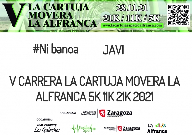 #ImGoing - JAVI (V CARRERA LA CARTUJA MOVERA LA ALFRANCA 5K 11K 21K 2021)