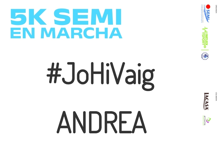 #YoVoy - ANDREA (5K SEMI EN MARCHA 2023)