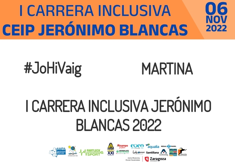 #YoVoy - MARTINA (I CARRERA INCLUSIVA JERÓNIMO BLANCAS 2022)