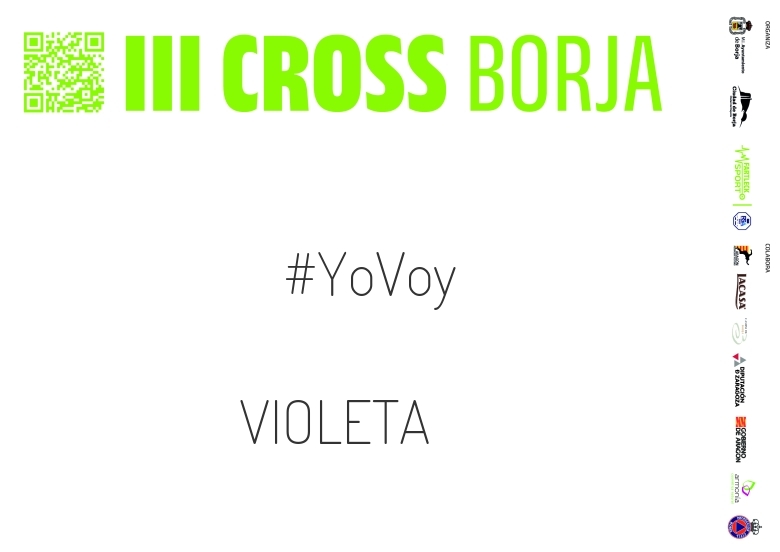 #YoVoy - VIOLETA (III CROSS DE BORJA 2024)