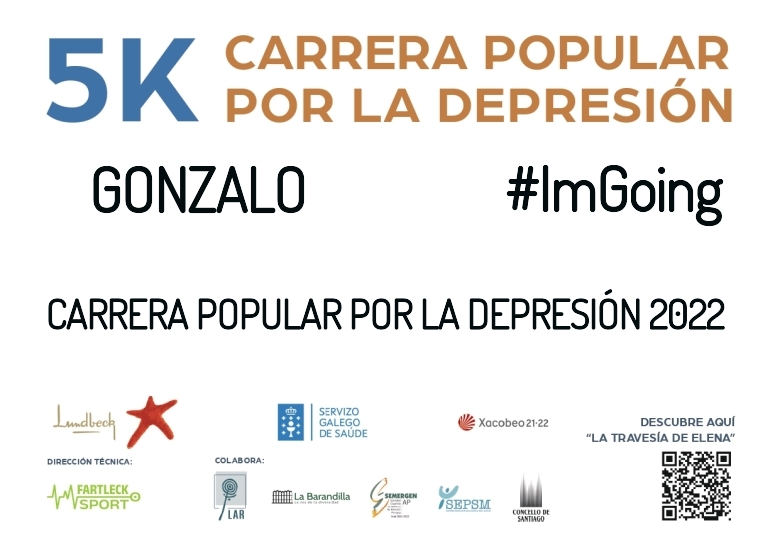 #YoVoy - GONZALO (CARRERA POPULAR POR LA DEPRESIÓN 2022)