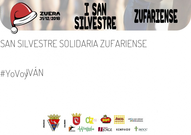 #YoVoy - IVÁN (SAN SILVESTRE SOLIDARIA ZUFARIENSE)