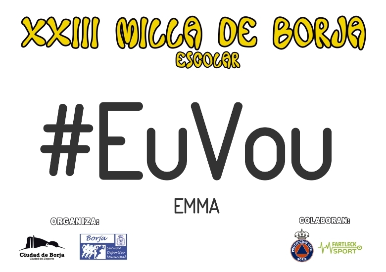 #YoVoy - EMMA (XXIII MILLA ESCOLAR DE BORJA 2025)