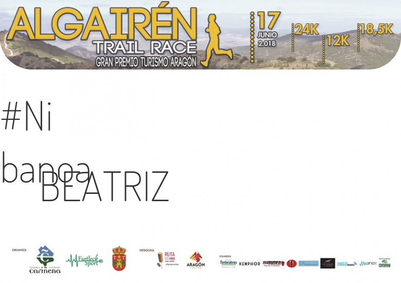 #ImGoing - BEATRIZ (ALGAIREN TRAIL RACE  2018 )