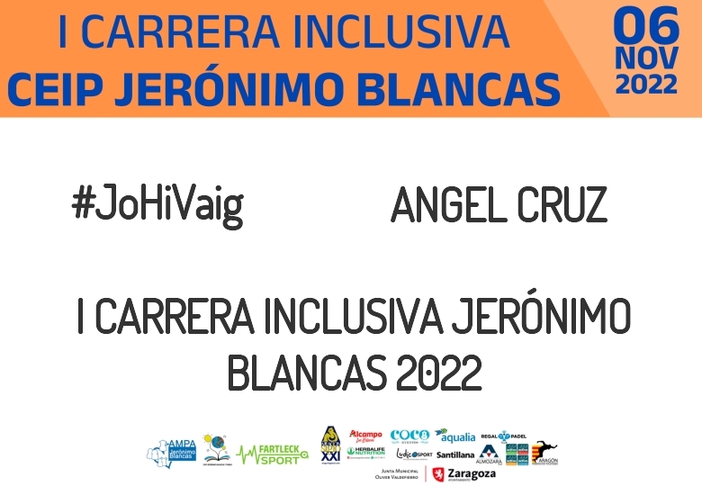 #YoVoy - ANGEL CRUZ (I CARRERA INCLUSIVA JERÓNIMO BLANCAS 2022)