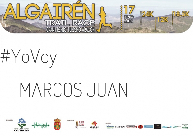 #ImGoing - MARCOS JUAN (ALGAIREN TRAIL RACE  2018 )