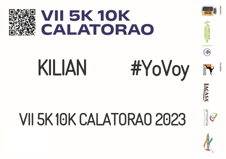 #YoVoy - KILIAN (VII 5K 10K CALATORAO 2023)