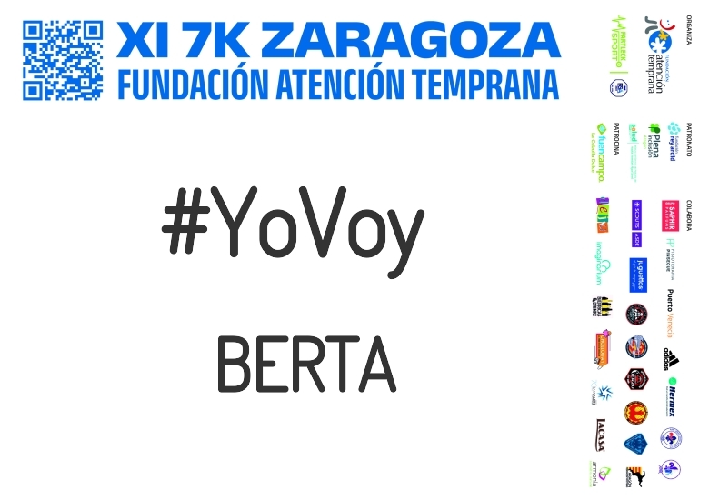 #YoVoy - BERTA (XI 7K FUNDACIÓN ATENCIÓN TEMPRANA)