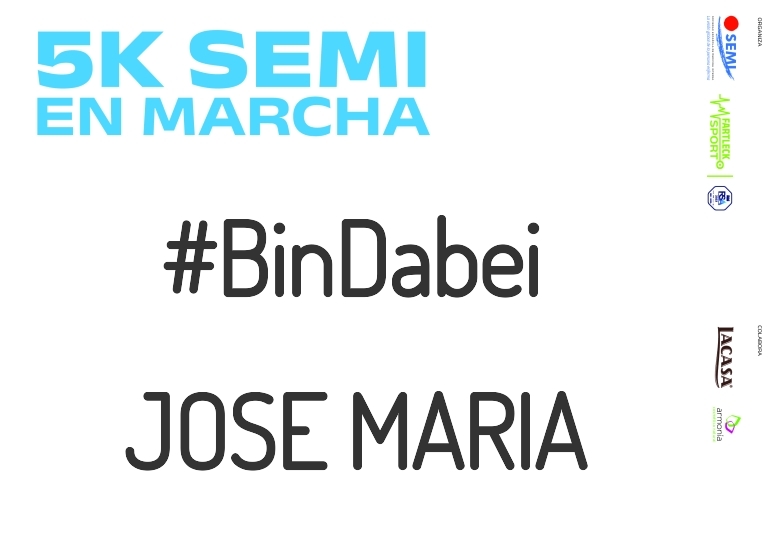 #YoVoy - JOSE MARIA (5K SEMI EN MARCHA 2023)