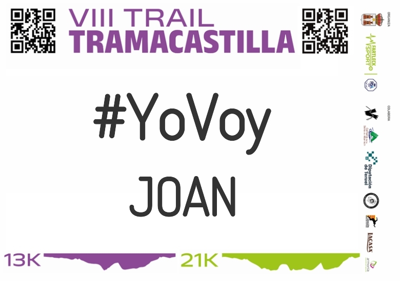 #YoVoy - JOAN (VIII TRAMACASTILLA TRAIL DESAFÍO BARRANCO HONDO 2023)
