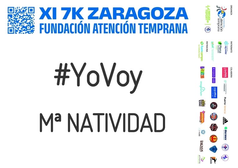 #YoVoy - Mª NATIVIDAD (XI 7K FUNDACIÓN ATENCIÓN TEMPRANA)