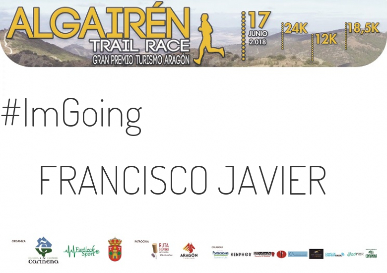 #YoVoy - FRANCISCO JAVIER (ALGAIREN TRAIL RACE  2018 )