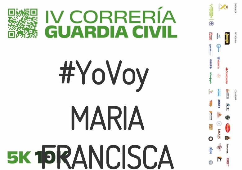 #EuVou - MARIA FRANCISCA (IV CORRERÍA GUARDIA CIVIL ZARAGOZA 2023)