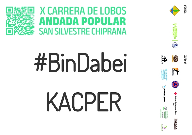 #BinDabei - KACPER (X CARRERA LOBOS CHIPRANA 2023)