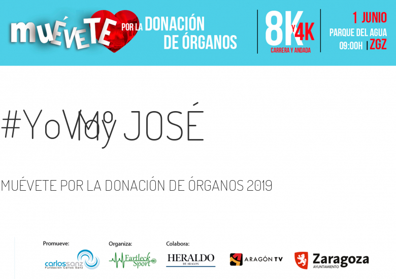 #YoVoy - Mº JOSÉ (MUÉVETE POR LA DONACIÓN DE ÓRGANOS 2019)