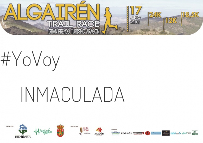 #YoVoy - INMACULADA (ALGAIREN TRAIL RACE  2018 )