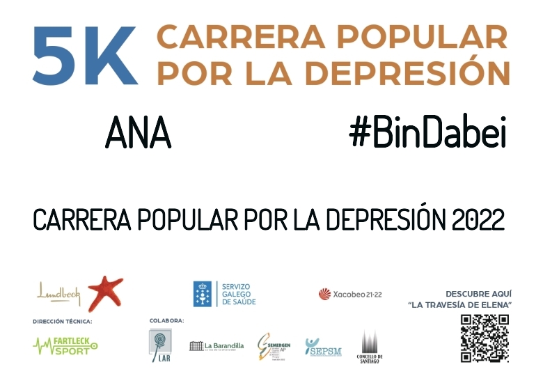 #YoVoy - ANA (CARRERA POPULAR POR LA DEPRESIÓN 2022)