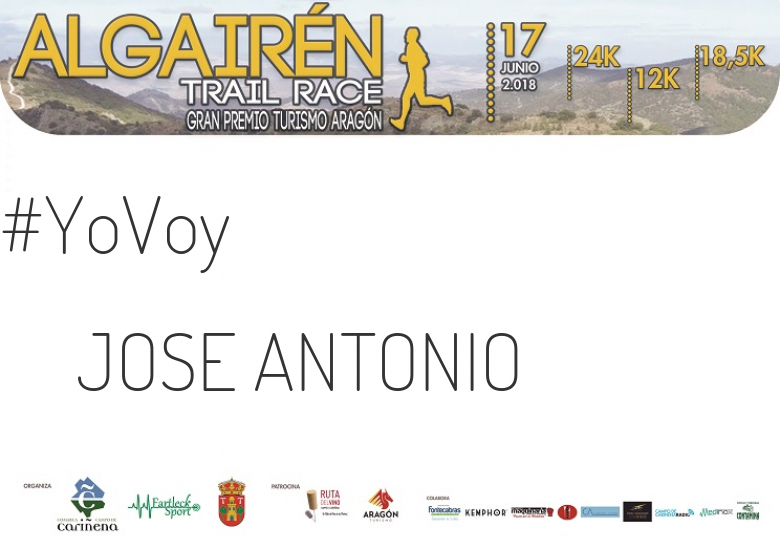 #YoVoy - JOSE ANTONIO (ALGAIREN TRAIL RACE  2018 )