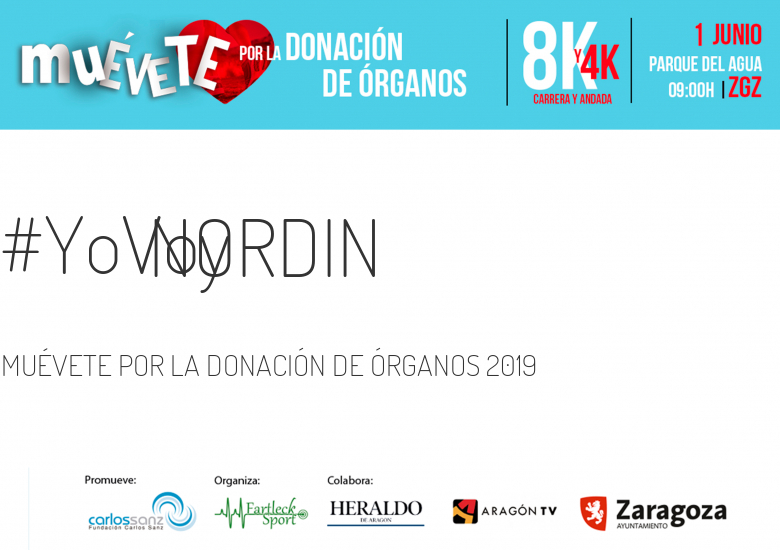 #YoVoy - NORDIN (MUÉVETE POR LA DONACIÓN DE ÓRGANOS 2019)