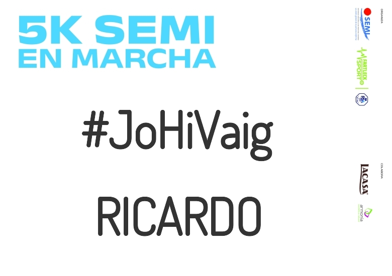 #ImGoing - RICARDO (5K SEMI EN MARCHA 2023)