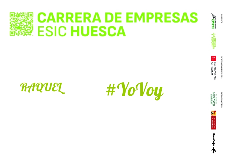 #EuVou - RAQUEL (I CARRERA EMPRESAS ESIC HUESCA 2024)