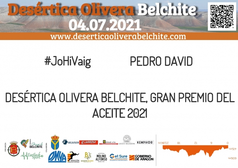 #YoVoy - PEDRO DAVID (DESÉRTICA OLIVERA BELCHITE, GRAN PREMIO DEL ACEITE 2021)