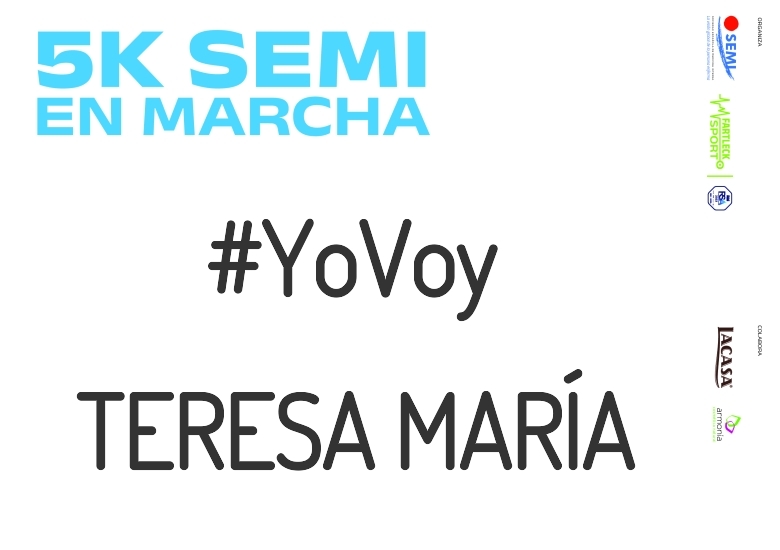 #ImGoing - TERESA MARÍA (5K SEMI EN MARCHA 2023)