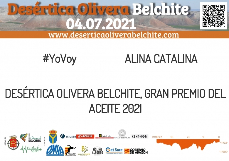 #YoVoy - ALINA CATALINA (DESÉRTICA OLIVERA BELCHITE, GRAN PREMIO DEL ACEITE 2021)