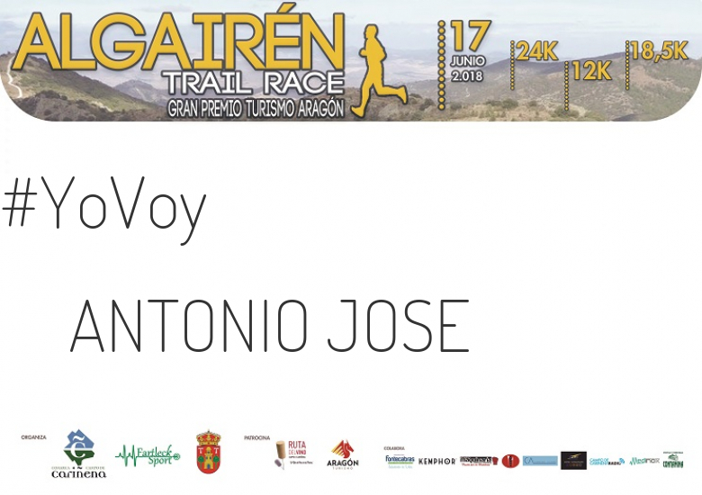 #JoHiVaig - ANTONIO JOSE (ALGAIREN TRAIL RACE  2018 )
