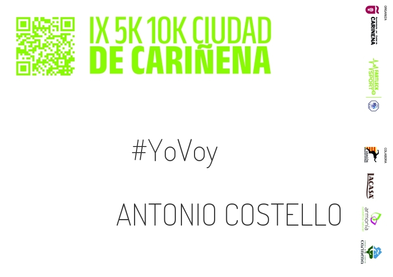 #YoVoy - ANTONIO COSTELLO (IX 5K 10K CIUDAD DE CARIÑENA 2024)