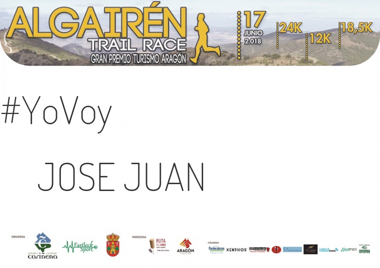 #YoVoy - JOSE JUAN (ALGAIREN TRAIL RACE  2018 )