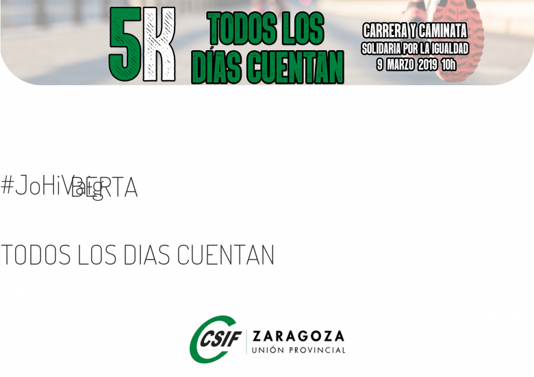 #YoVoy - BERTA (TODOS LOS DIAS CUENTAN)