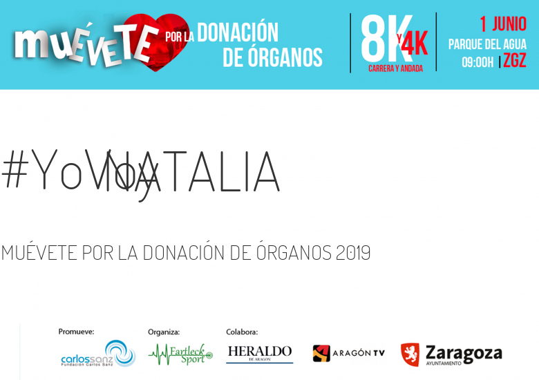 #EuVou - NATALIA (MUÉVETE POR LA DONACIÓN DE ÓRGANOS 2019)