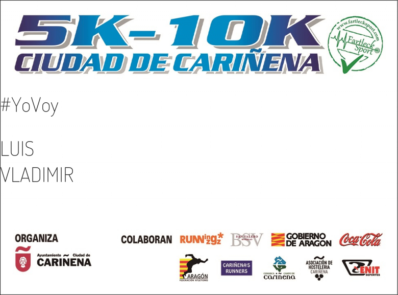 #EuVou - LUIS VLADIMIR (5-10K CIUDAD DE CARIÑENA 2017)
