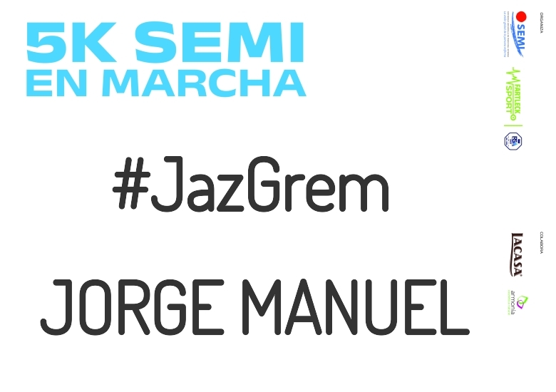 #YoVoy - JORGE MANUEL (5K SEMI EN MARCHA 2023)