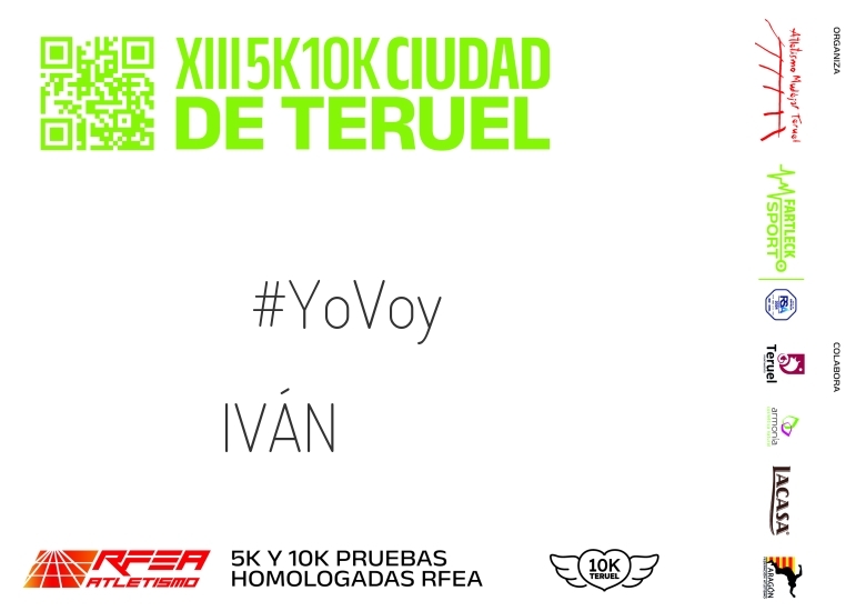 #YoVoy - IVÁN (10K Y 5K CIUDAD DE TERUEL 2024)