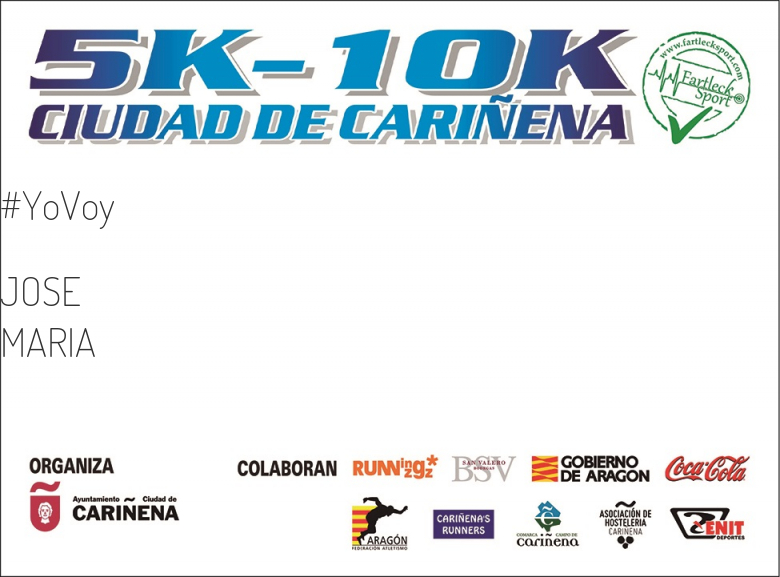 #JeVais - JOSE MARIA (5-10K CIUDAD DE CARIÑENA 2017)