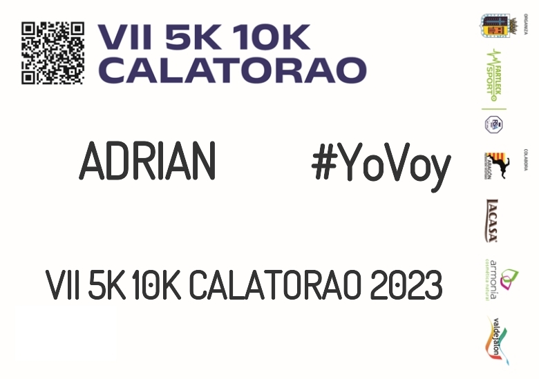 #YoVoy - ADRIAN (VII 5K 10K CALATORAO 2023)