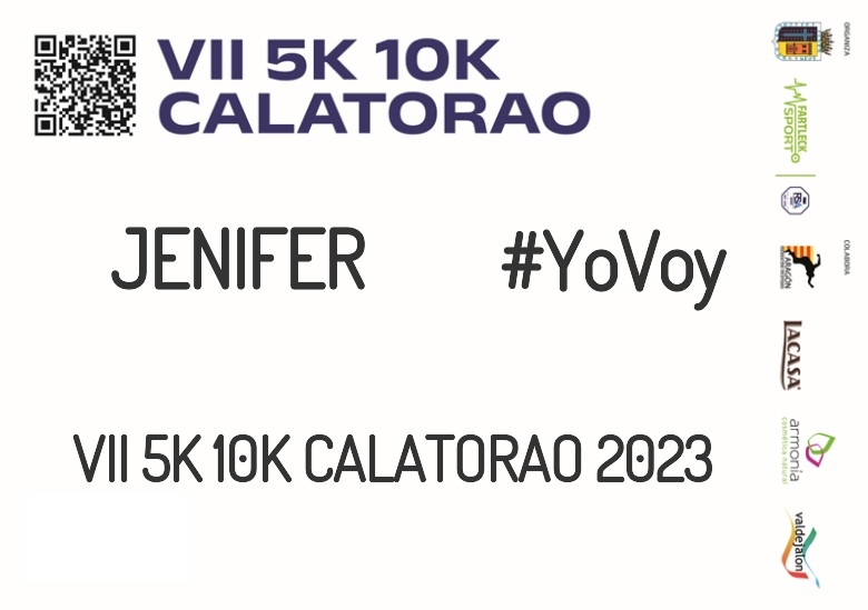 #JoHiVaig - JENIFER (VII 5K 10K CALATORAO 2023)