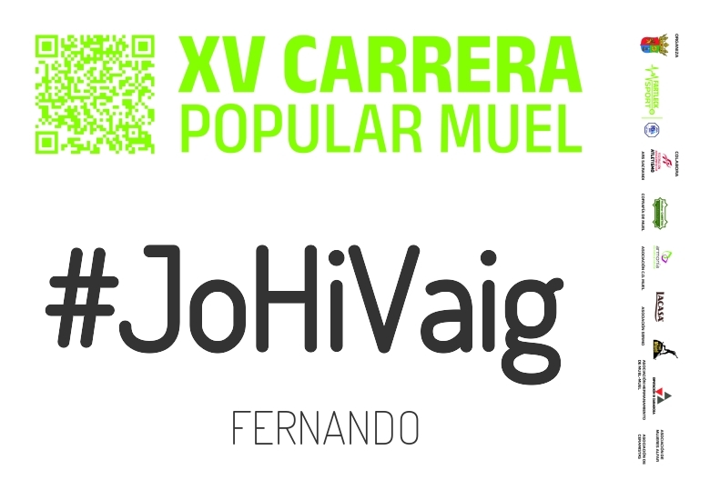 #YoVoy - FERNANDO (XV CARRERA POPULAR MUEL 2025)
