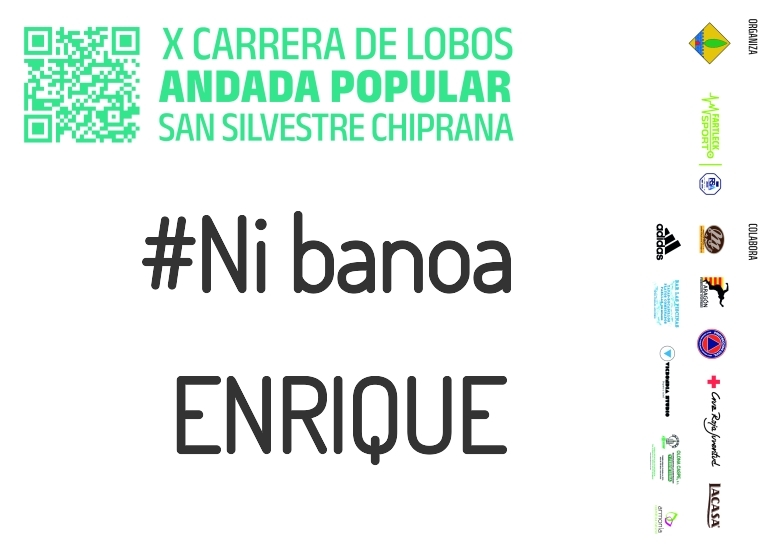 #BinDabei - ENRIQUE (X CARRERA LOBOS CHIPRANA 2023)