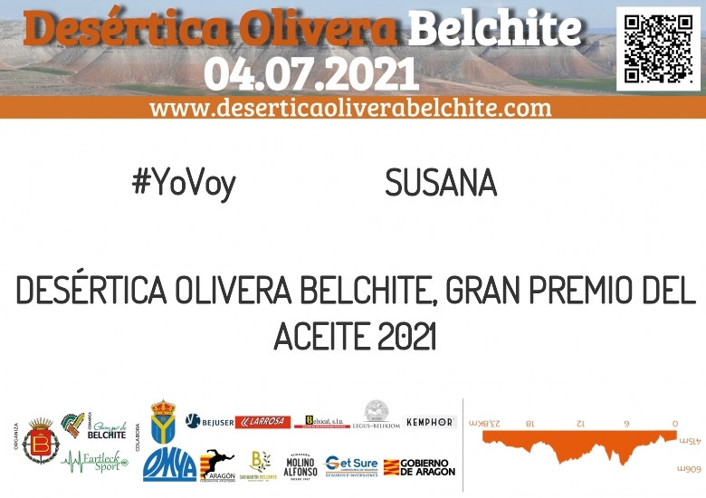 #YoVoy - SUSANA (DESÉRTICA OLIVERA BELCHITE, GRAN PREMIO DEL ACEITE 2021)