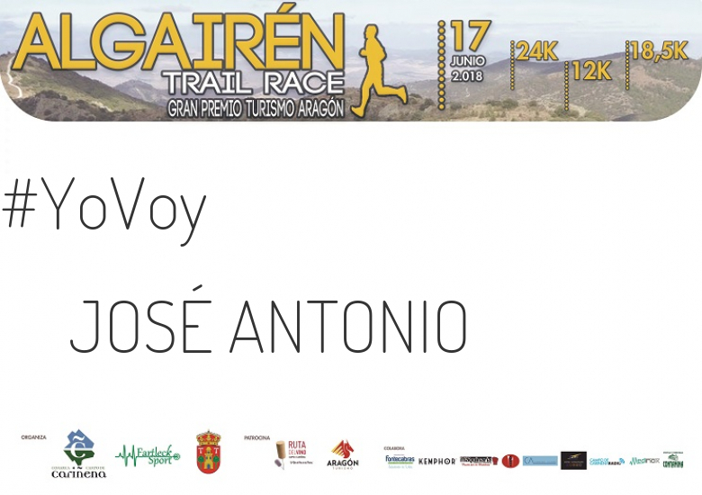 #YoVoy - JOSÉ ANTONIO (ALGAIREN TRAIL RACE  2018 )