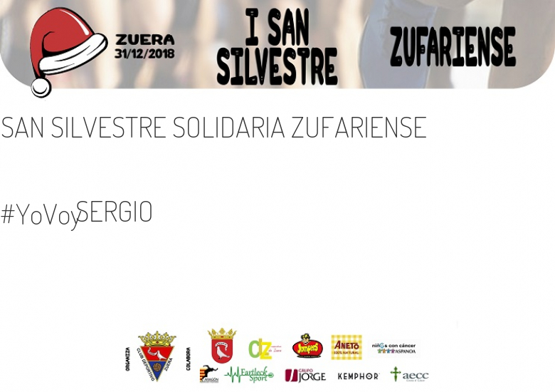 #ImGoing - SERGIO (SAN SILVESTRE SOLIDARIA ZUFARIENSE)